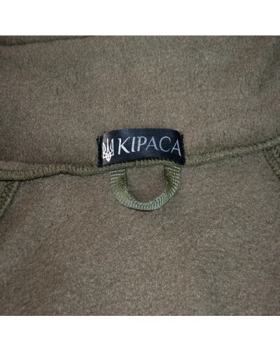Флісова кофта Kirasa 320г/м хакі 48 Флісова кофта Kirasa 320г/м хакі 48