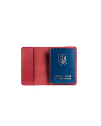Обкладинка для паспорта червона Обкладинка для паспорта червона