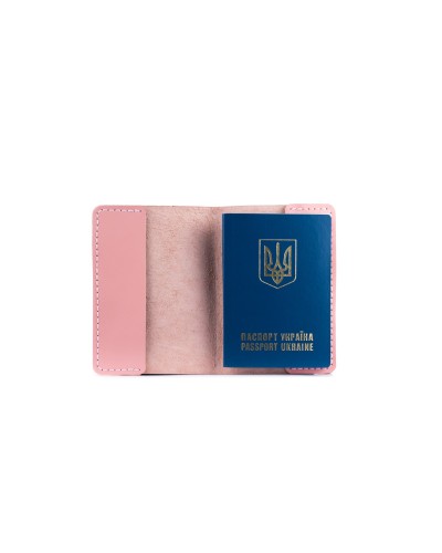 Обкладинка для паспорта рожева