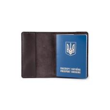 Обкладинка для паспорта шоколад Kaiser