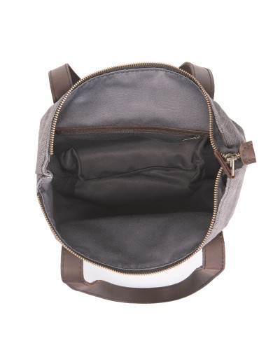 Сумка Shopper шкіра + тканина Canvas - Зелений Crazy Сумка Shopper шкіра + тканина Canvas - Зелений Crazy