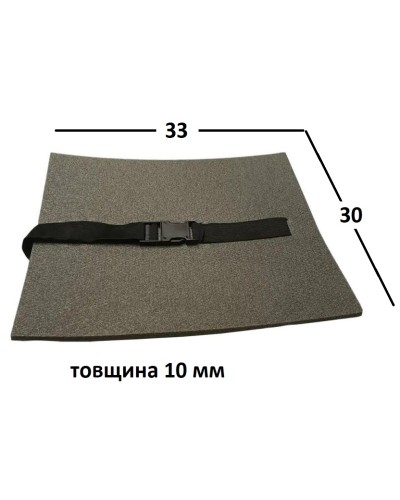 Туристическая сидушка (пенопопа) 33х30 Grey 10 мм Туристическая сидушка (пенопопа) 33х30 Grey 10 мм