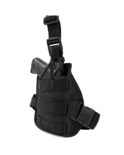 Кобура на стегно для ПМ з Molle чорна(LE2438)