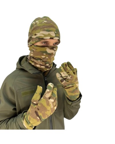 Комплект (шапка, бафф, перчатки) Ranger, мультикам 58-61