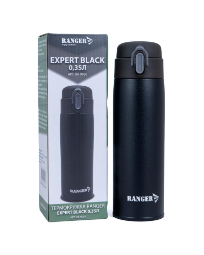 Термокружка Ranger Expert 0,35 L Black на русском языке