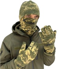 Комплект (шапка, бафф, перчатки) Ranger, піксель 55-57