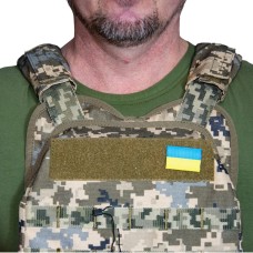 Плитоноска полегшена з кордури Kirasa піксель