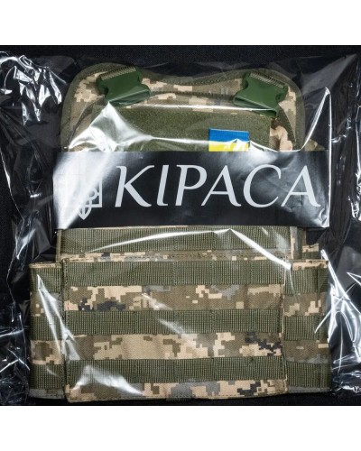 Плитоноска тактична кордура Kirasa піксель Плитоноска тактична кордура Kirasa піксель