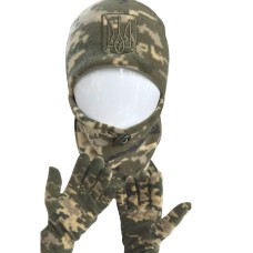 Флісова шапка герб Ranger піксель 55-57