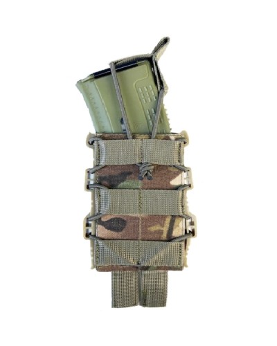 Открытый каркасный подсумок для 1 магазина АК Cordura мультикам Открытый каркасный подсумок для 1 магазина АК Cordura мультикам