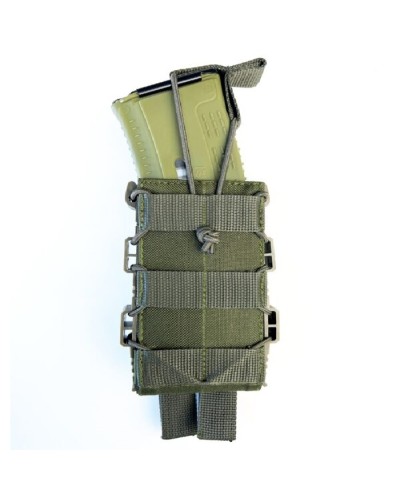 Підсумок відкритий каркасний для 1 магазину АК Cordura олива