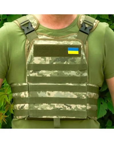 Плитоноска тактична кордура Kirasa піксель Плитоноска тактична кордура Kirasa піксель