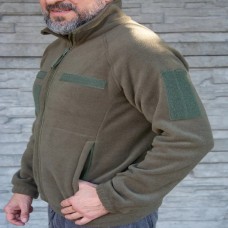 Флісова кофта Kirasa 320г/м хакі (56)