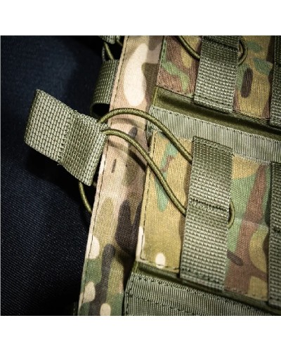 Підсумок під 3 магазини АК Kirasa з кордури чорний Підсумок під 3 магазини АК Kirasa з кордури чорний