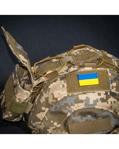 Підсумок-противага на каску та для кавера Kirasa піксель Підсумок-противага на каску та для кавера Kirasa піксель