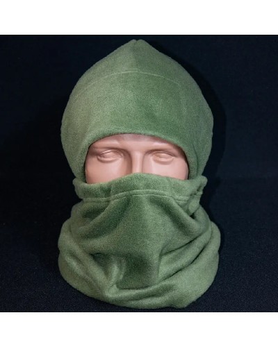 Шапка та бафф з флісу Kirasa 240 олива