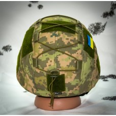 Кавер Kirasa на шолом с козирком Ballistic Helmet KC-HM001 піксель