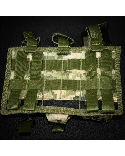 Подсумок под 6 магазинов АК Kirasa из кордуры пиксель Подсумок под 6 магазинов АК Kirasa из кордуры пиксель