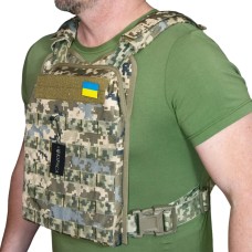 Плитоноска полегшена з кордури Kirasa піксель