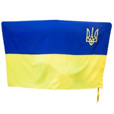 Прапор України з гербом 150х90 см Kirasa