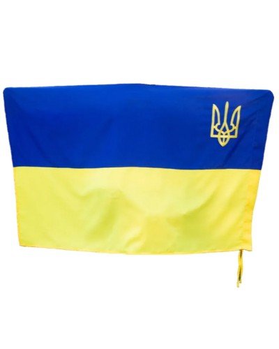 Прапор України з гербом 150х90 см Kirasa