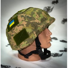 Кавер Kirasa на шолом с козирком Ballistic Helmet KC-HM001 піксель