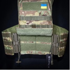 Плитоноска з швидкоскидом та кишенями кордура Kirasa мультикам