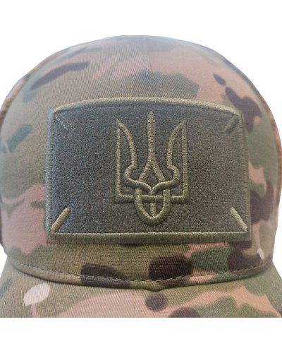 Зимова кепка на флісі герб Ranger мультикам Зимова кепка на флісі герб Ranger мультикам